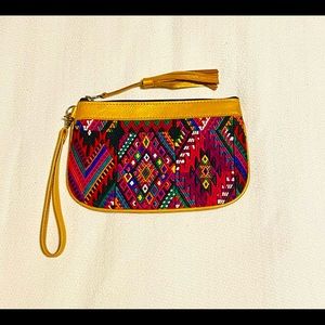 Handmade Guatemalan Wristlet.